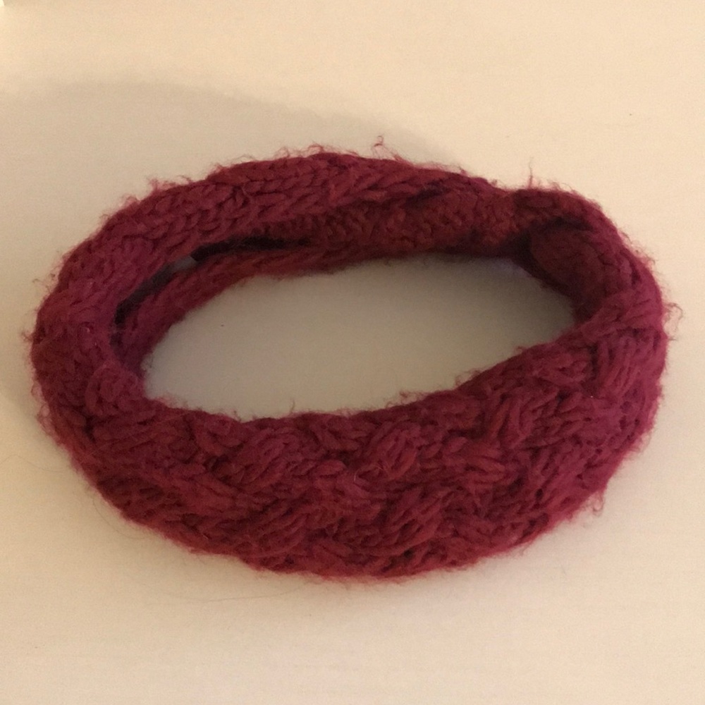 Maroon Winter Headband